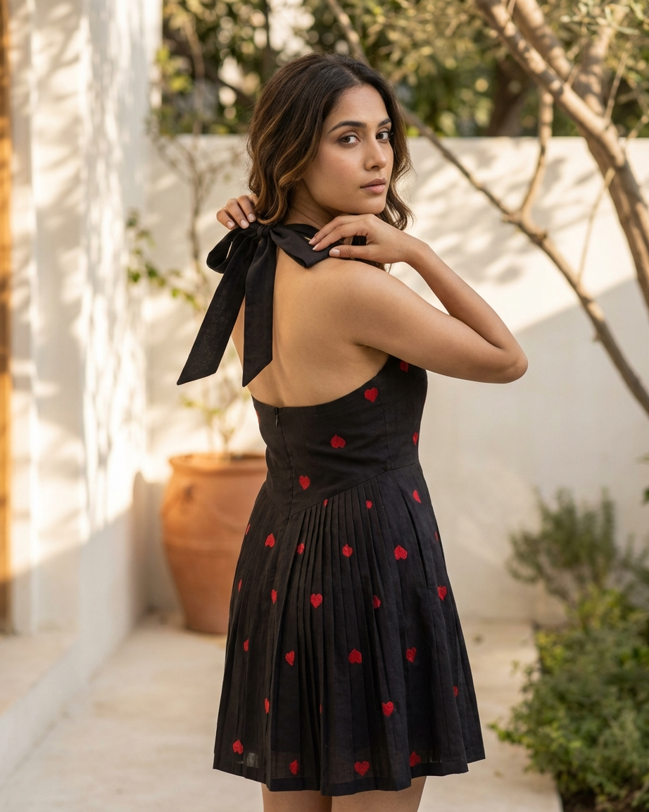Aalia Halter Mini Dress