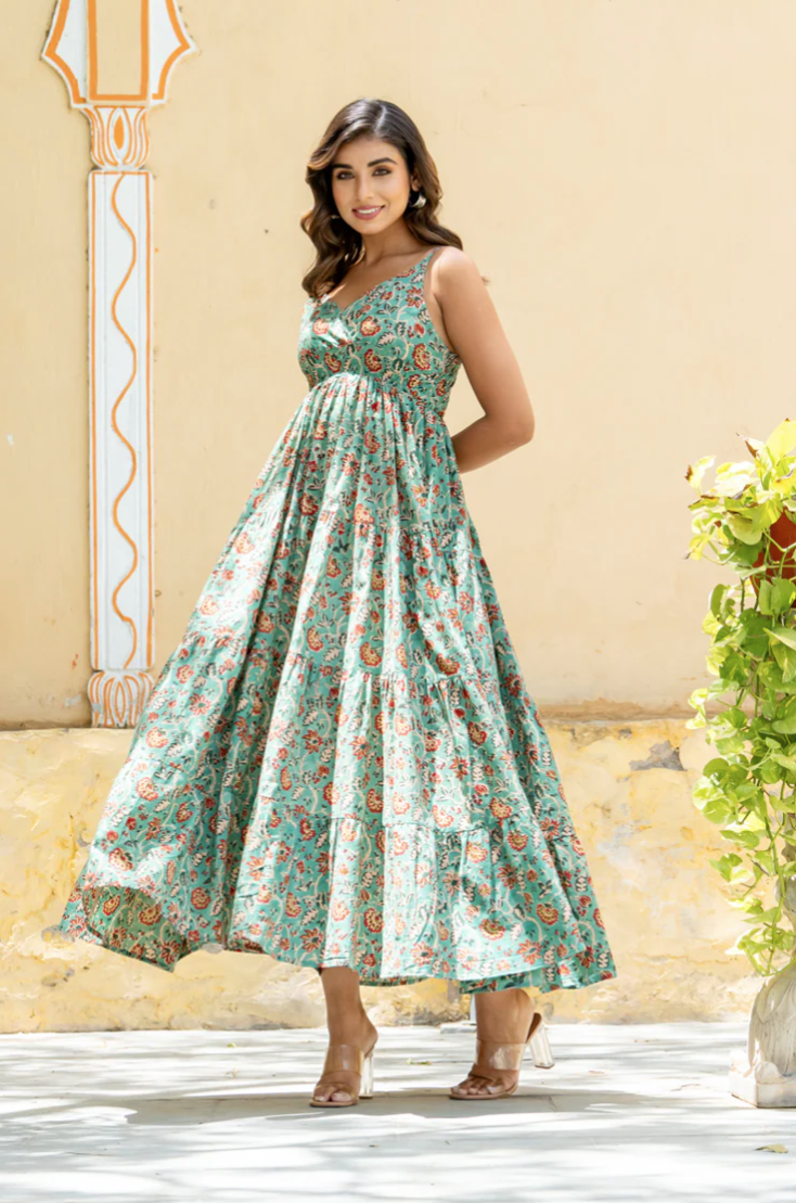Kriti Floral Bohemian Dress