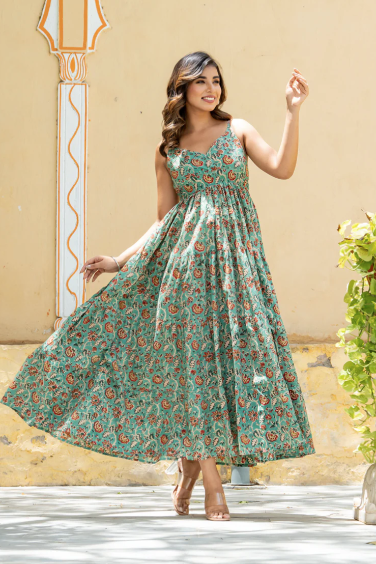 Kriti Floral Bohemian Dress