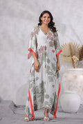 Breezy White Kaftaan Set