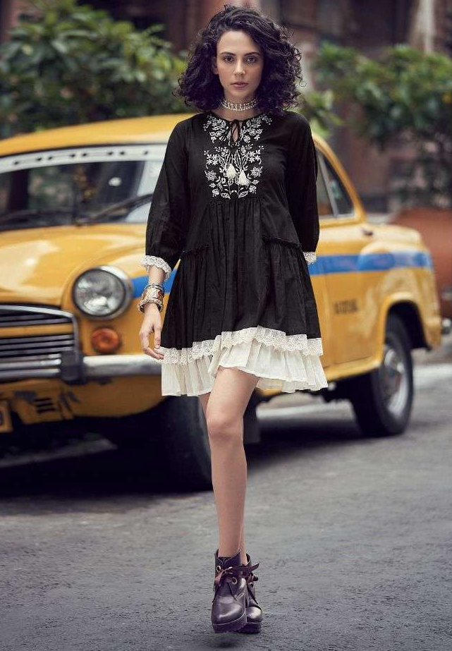 Black Lace Summer Dress
