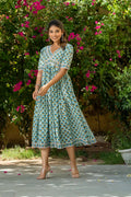 Teal Single Buti Nyra Dress