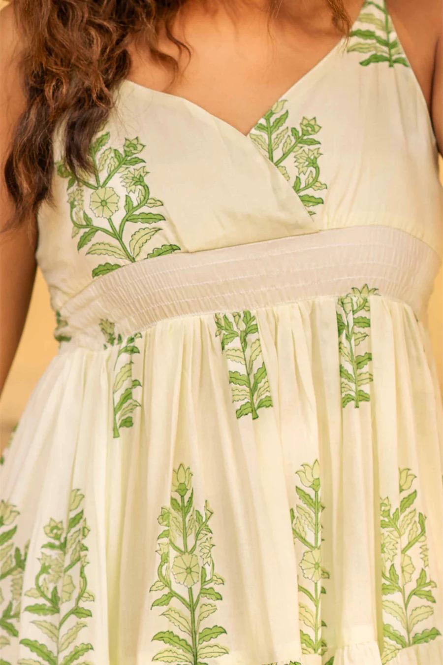 Pastel Green Bohemian Dress