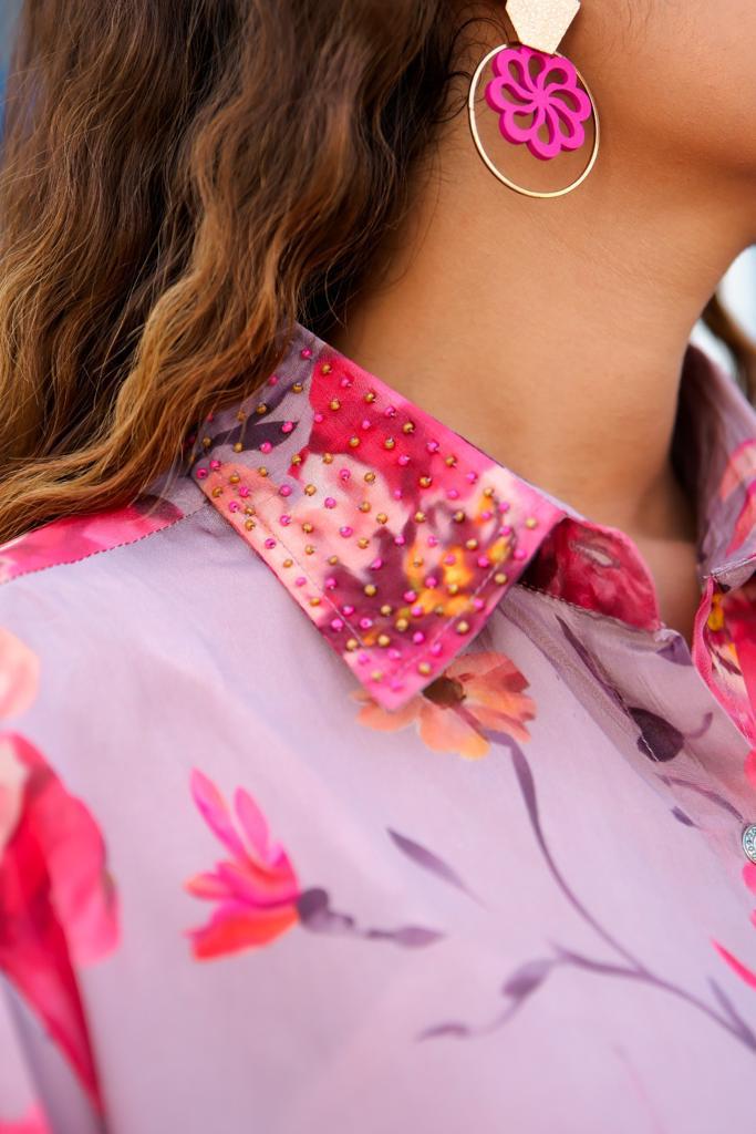 Floral Creape Co-Ord Set