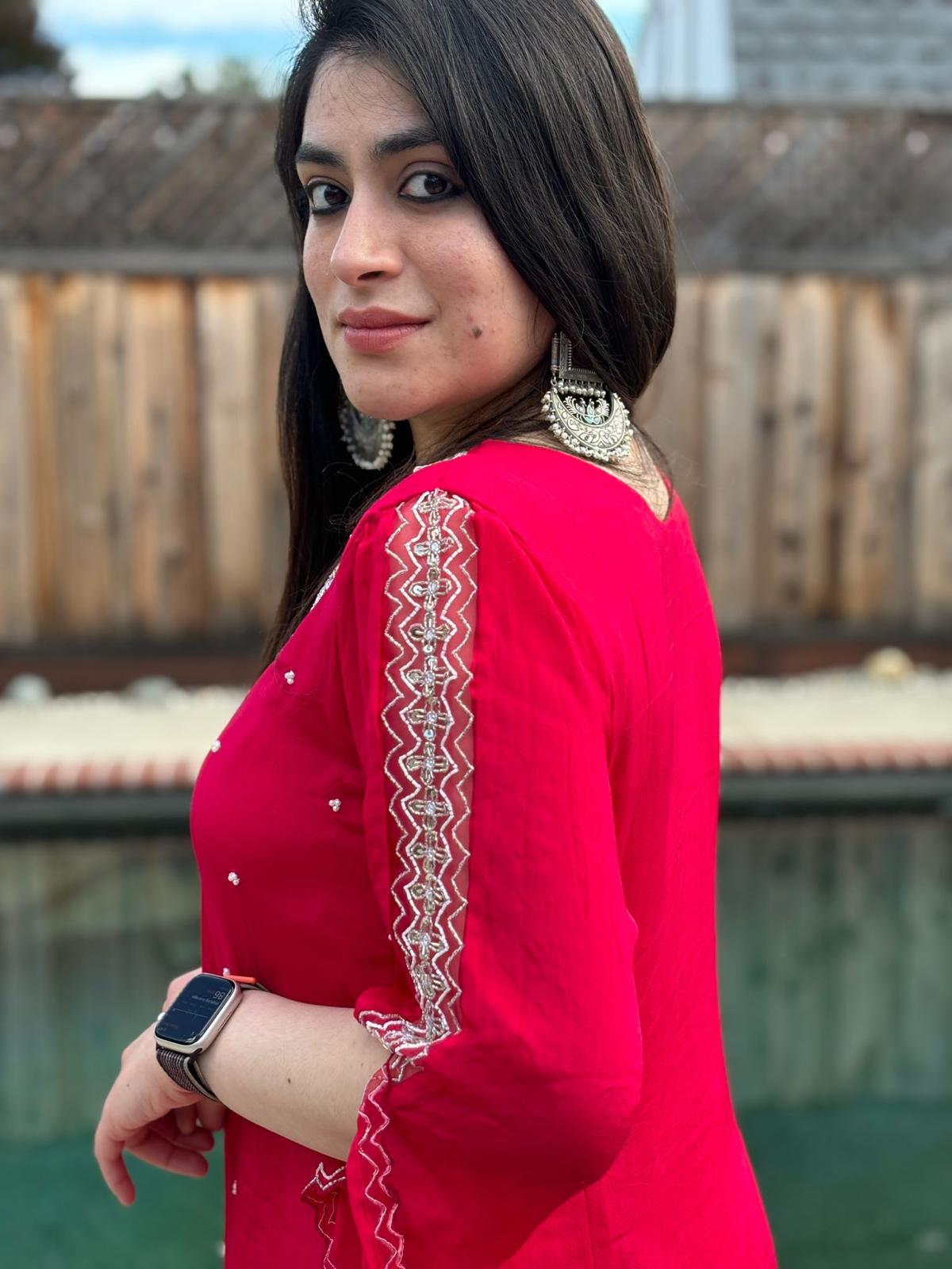 Fushia Pink Handwork Set