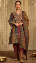 Rooh Crepe Farshi Set