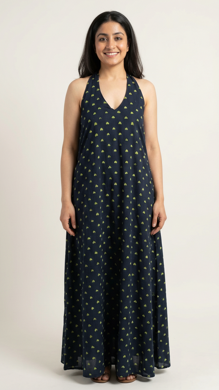 Jiya Halter Maxi Dress