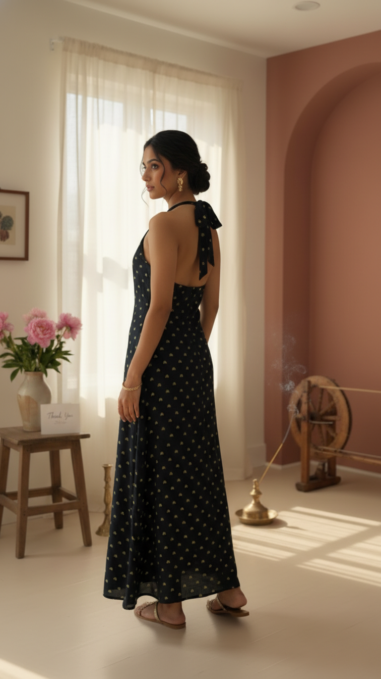 Jiya Halter Maxi Dress