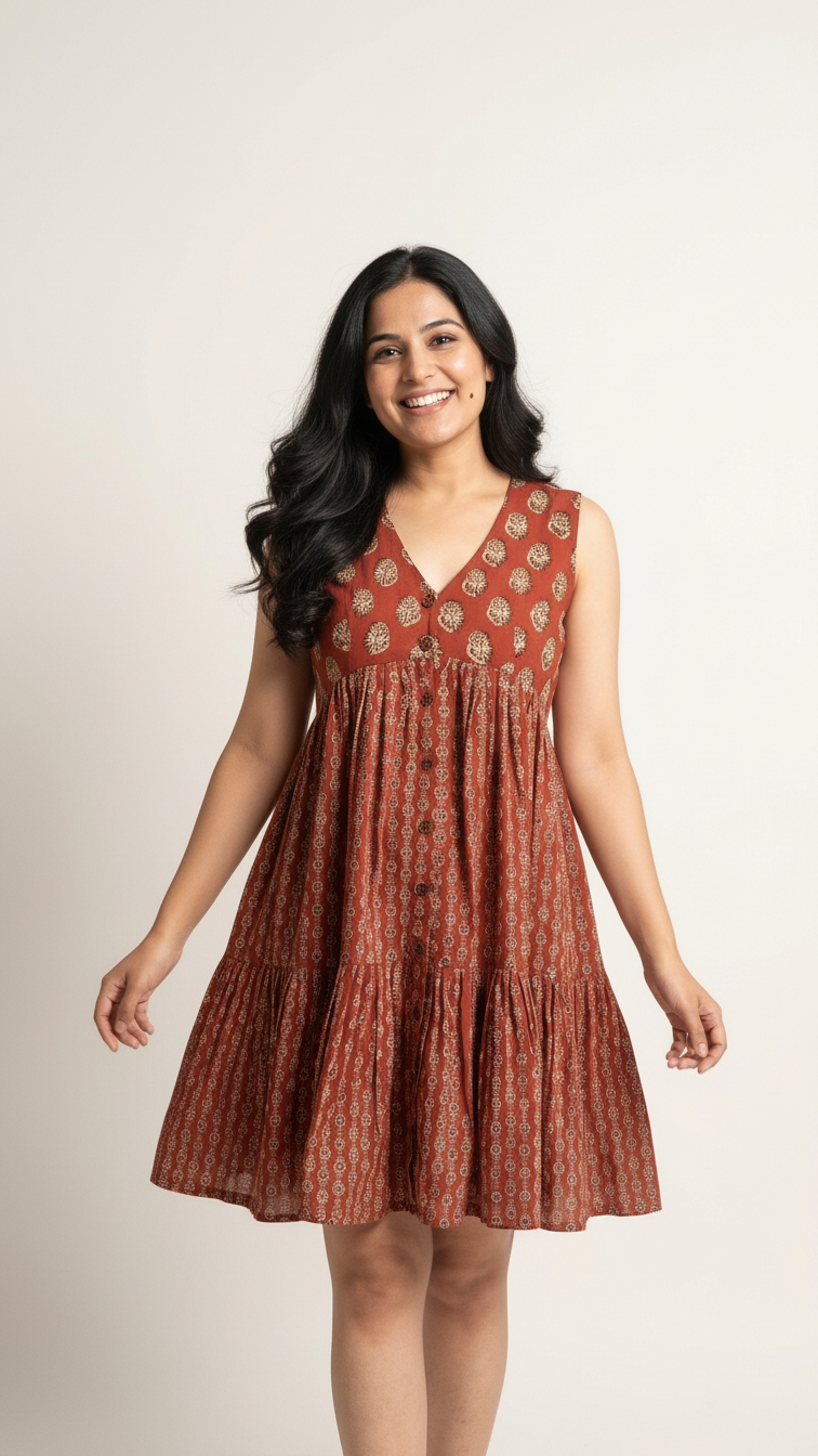Rooh Red Dual Mini Dress