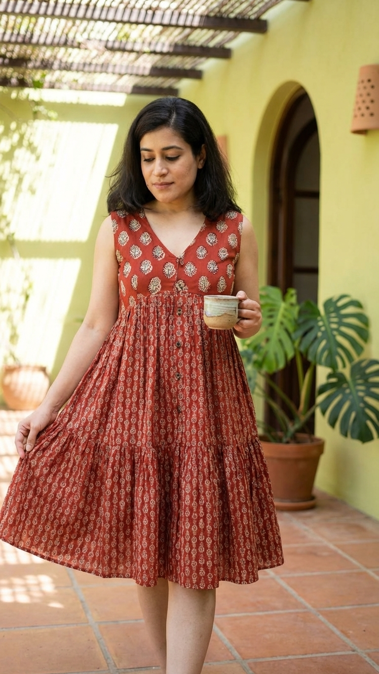 Rooh Red Dual Mini Dress