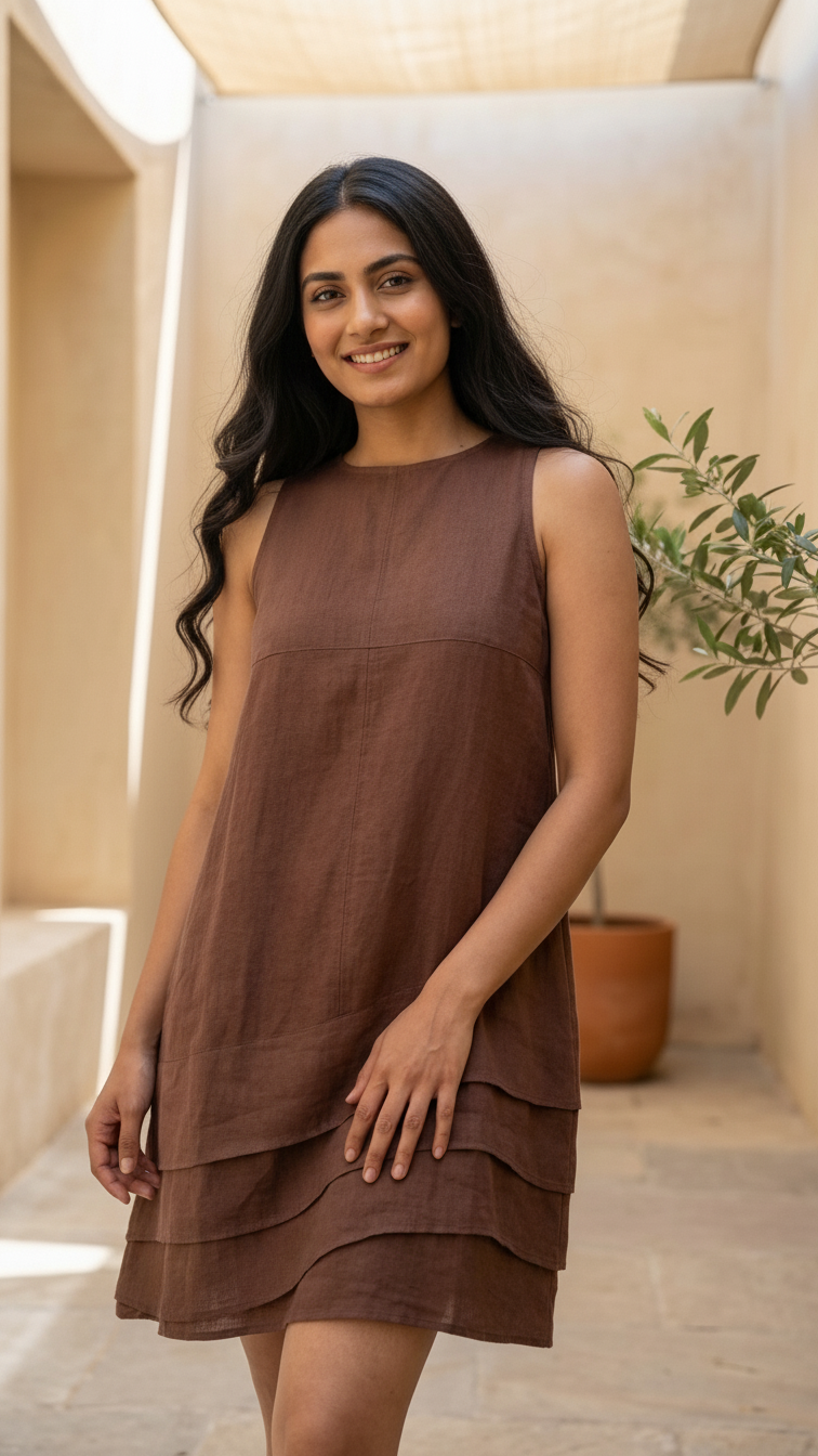 Liza Linen Mini Dress
