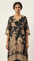 Black Kalamkari Co-ord Set