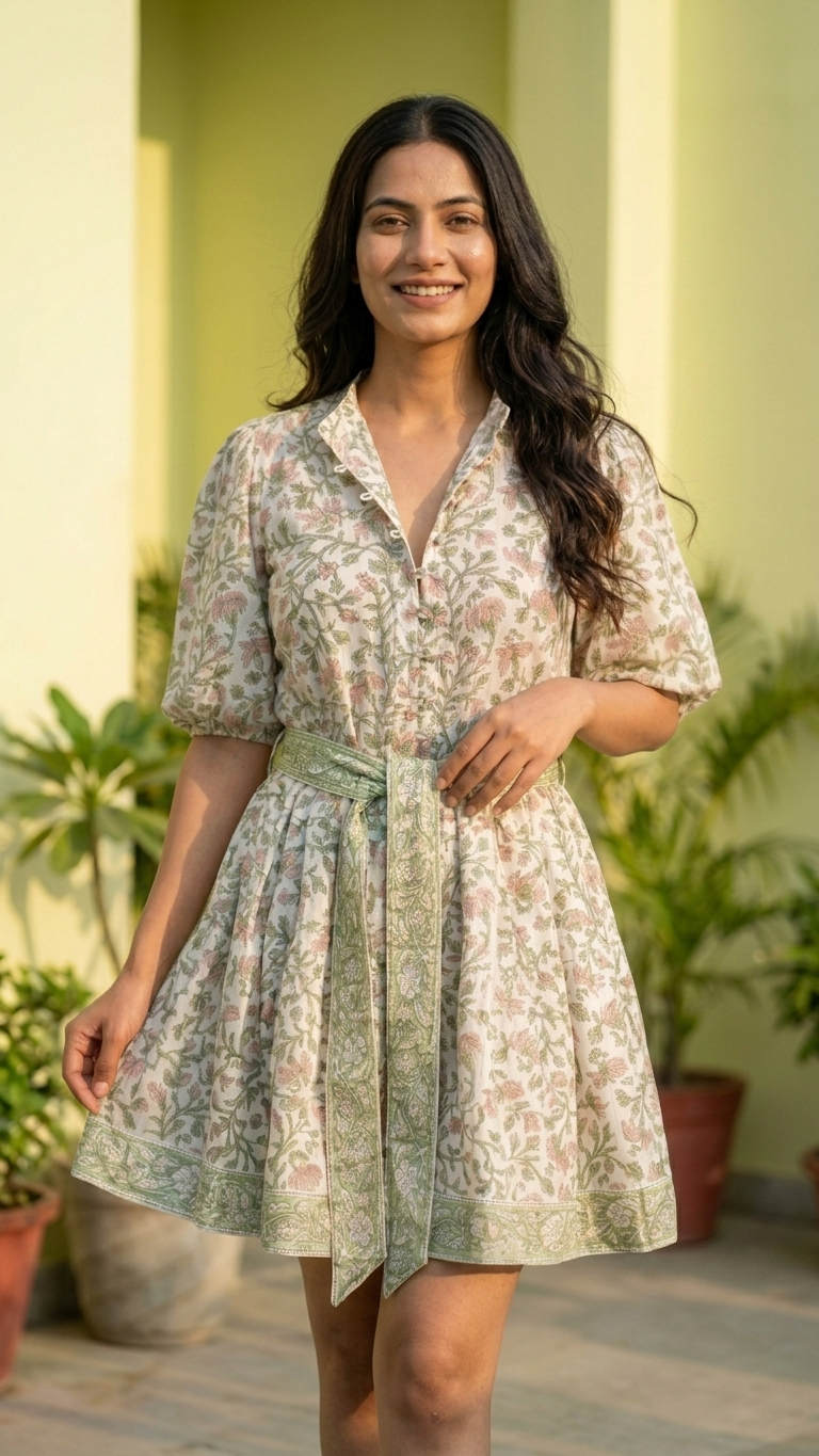 Nargis Floral Mul Dress