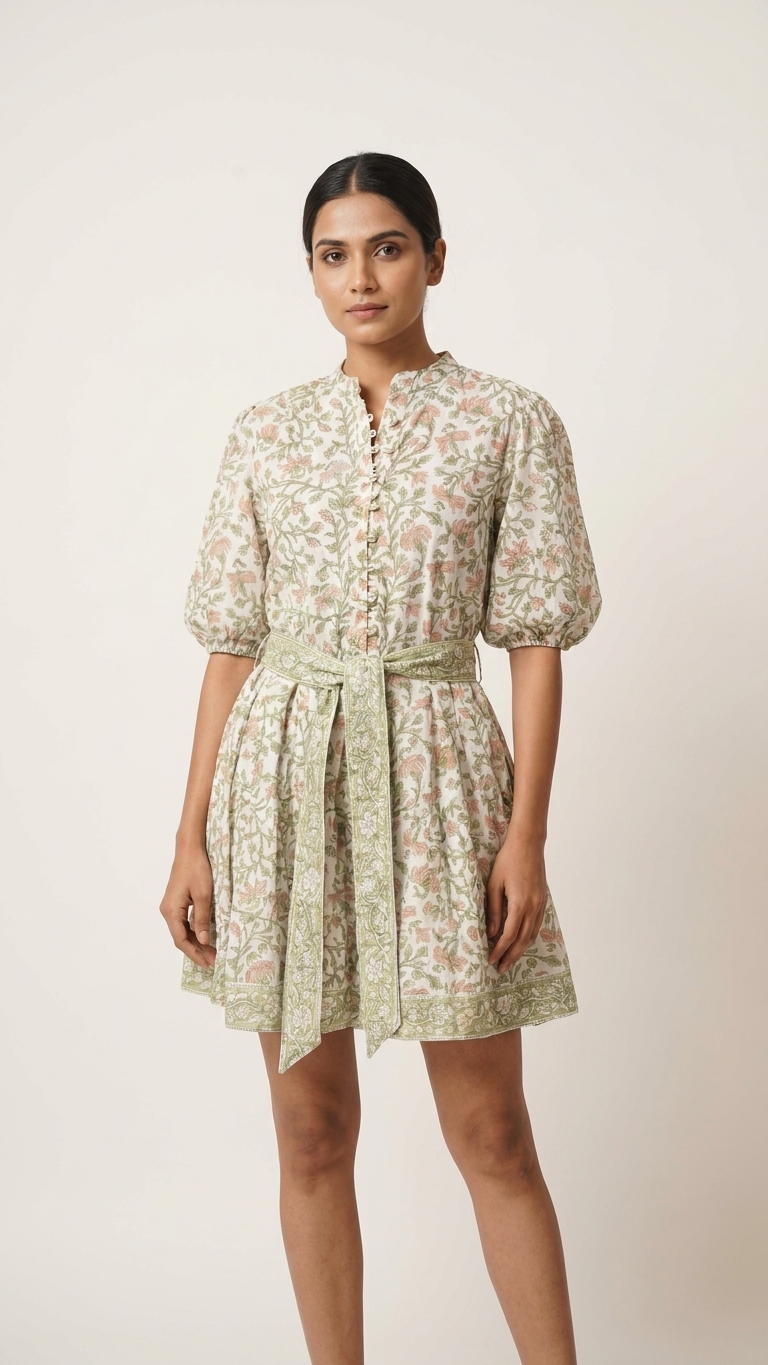 Nargis Floral Mul Dress