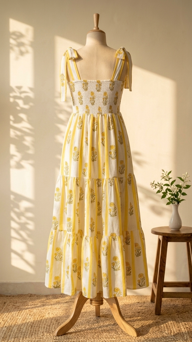 Sunshine Stripped Dress