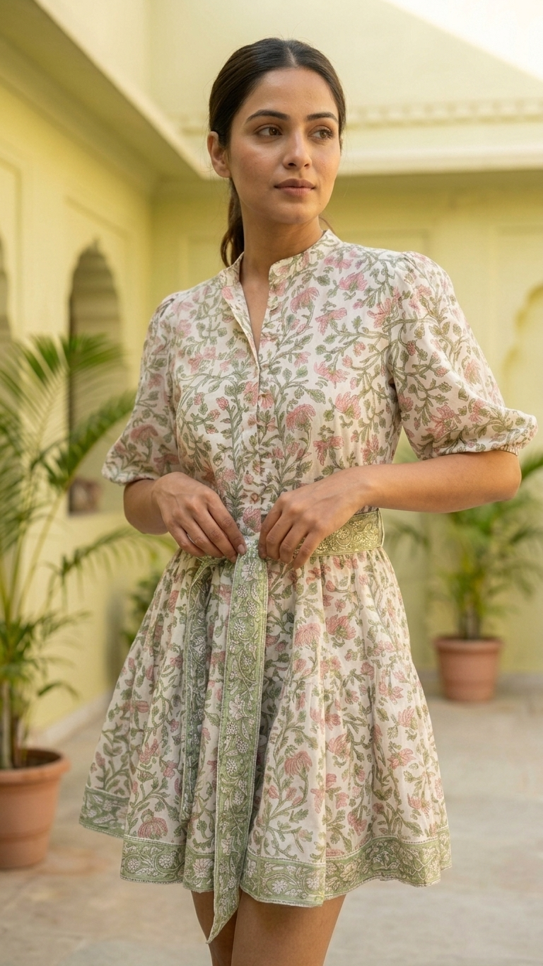 Nargis Floral Mul Dress