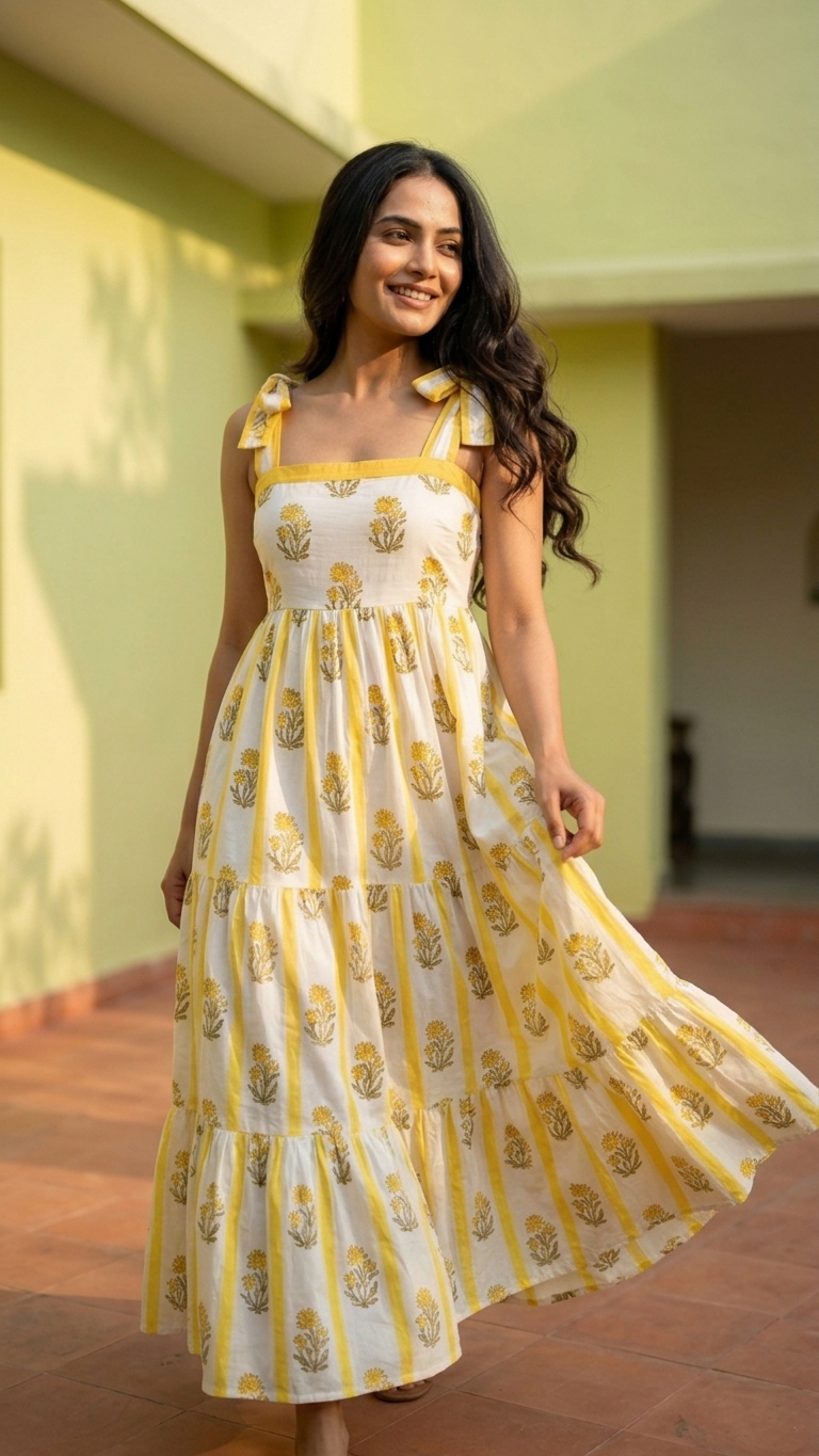 Sunshine Stripped Dress