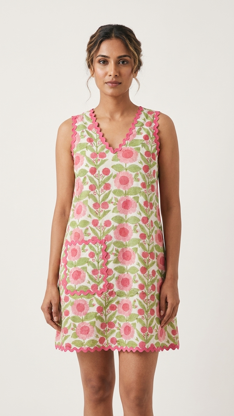 Pari Straight Mini Dress