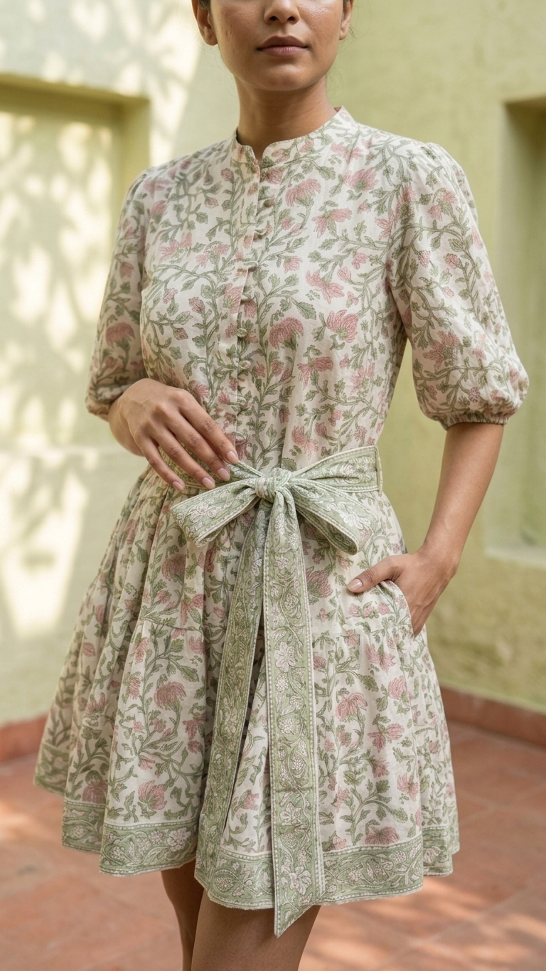 Nargis Floral Mul Dress