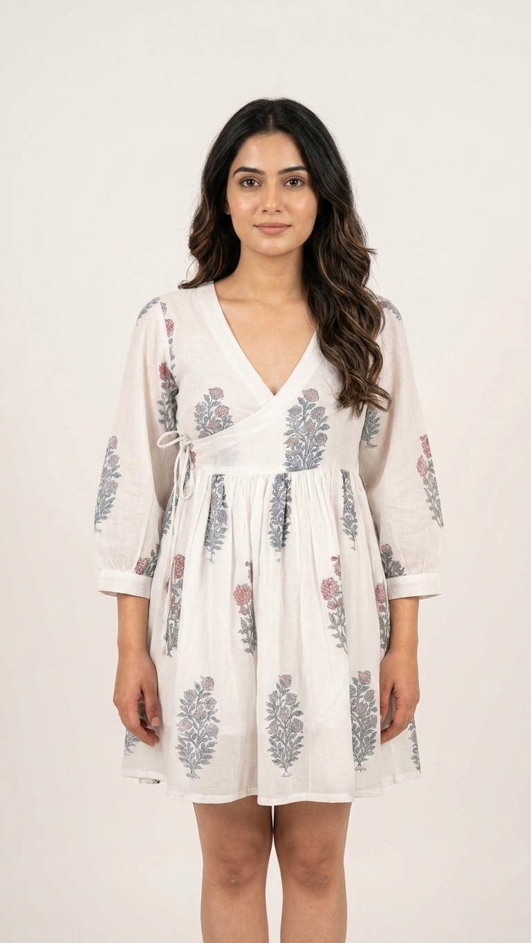 Maisha Motifs Mul Wrap Dress