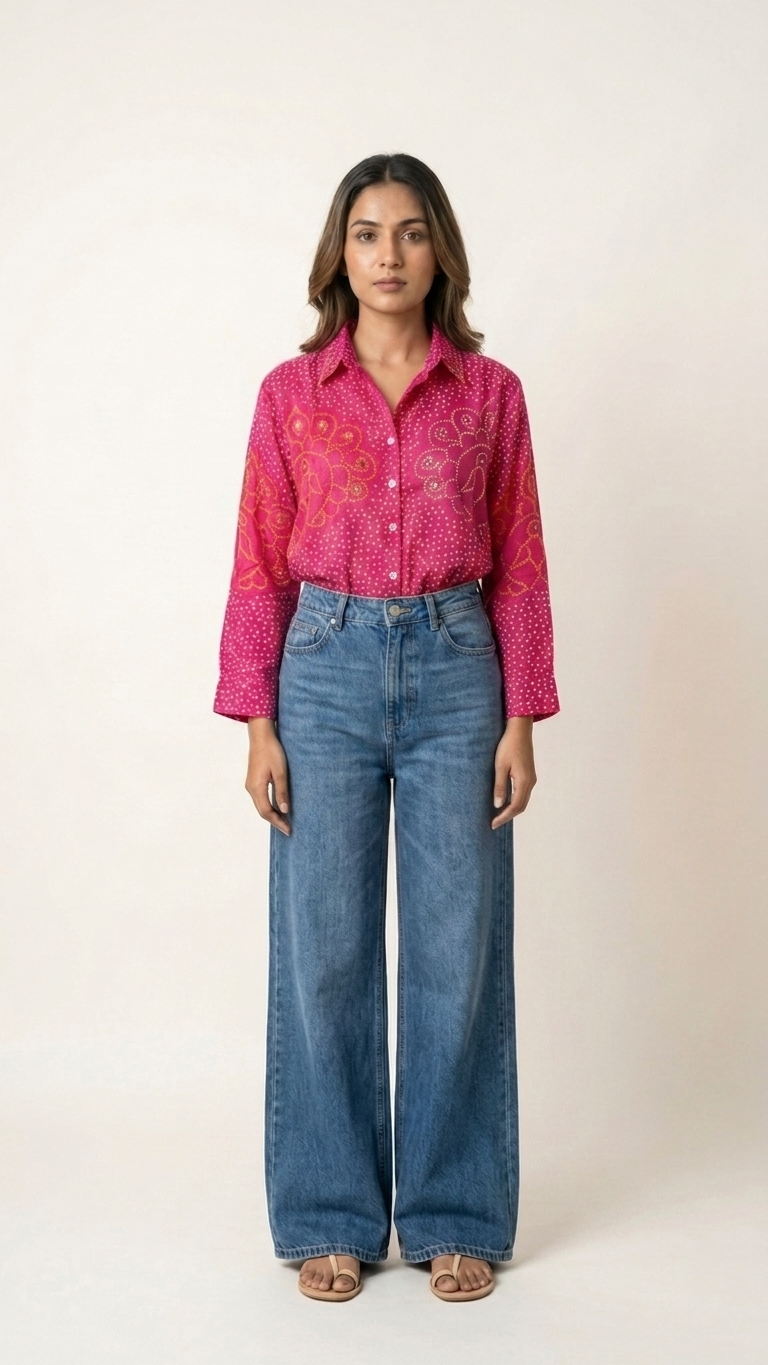 Bandhani Festive Shirt