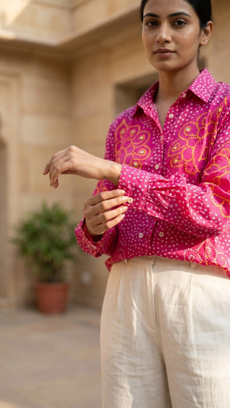 Bandhani Festive Shirt