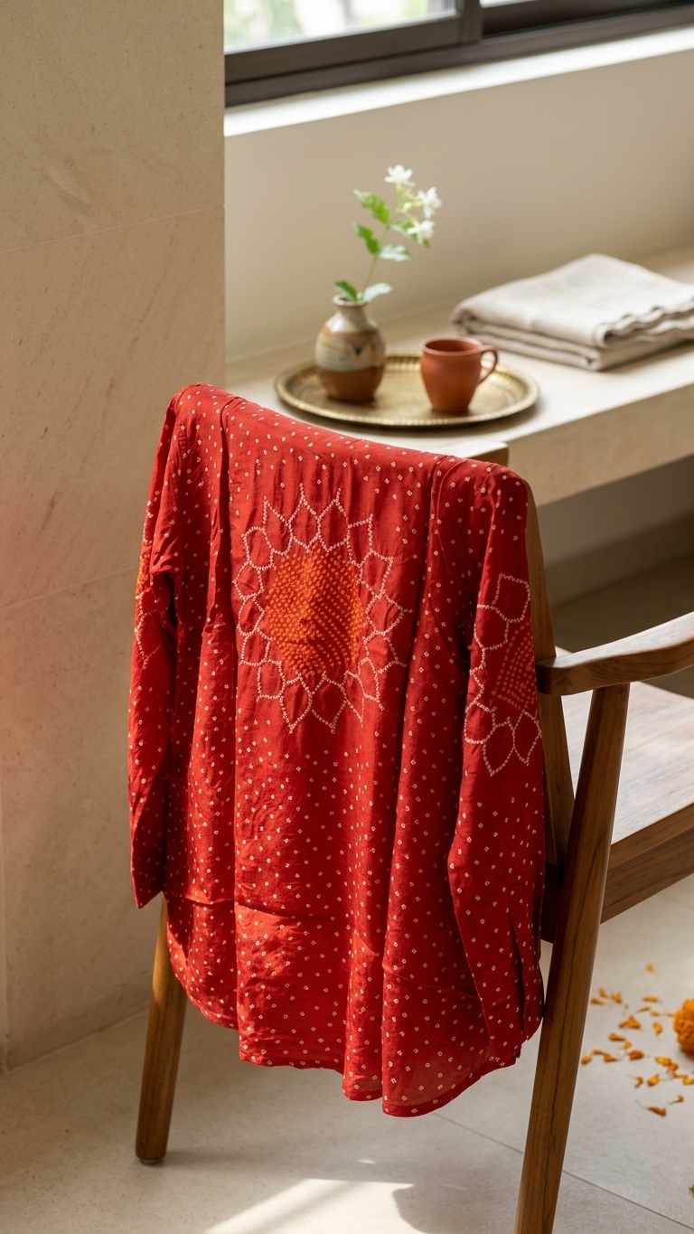 Bandhani Motif Shirt