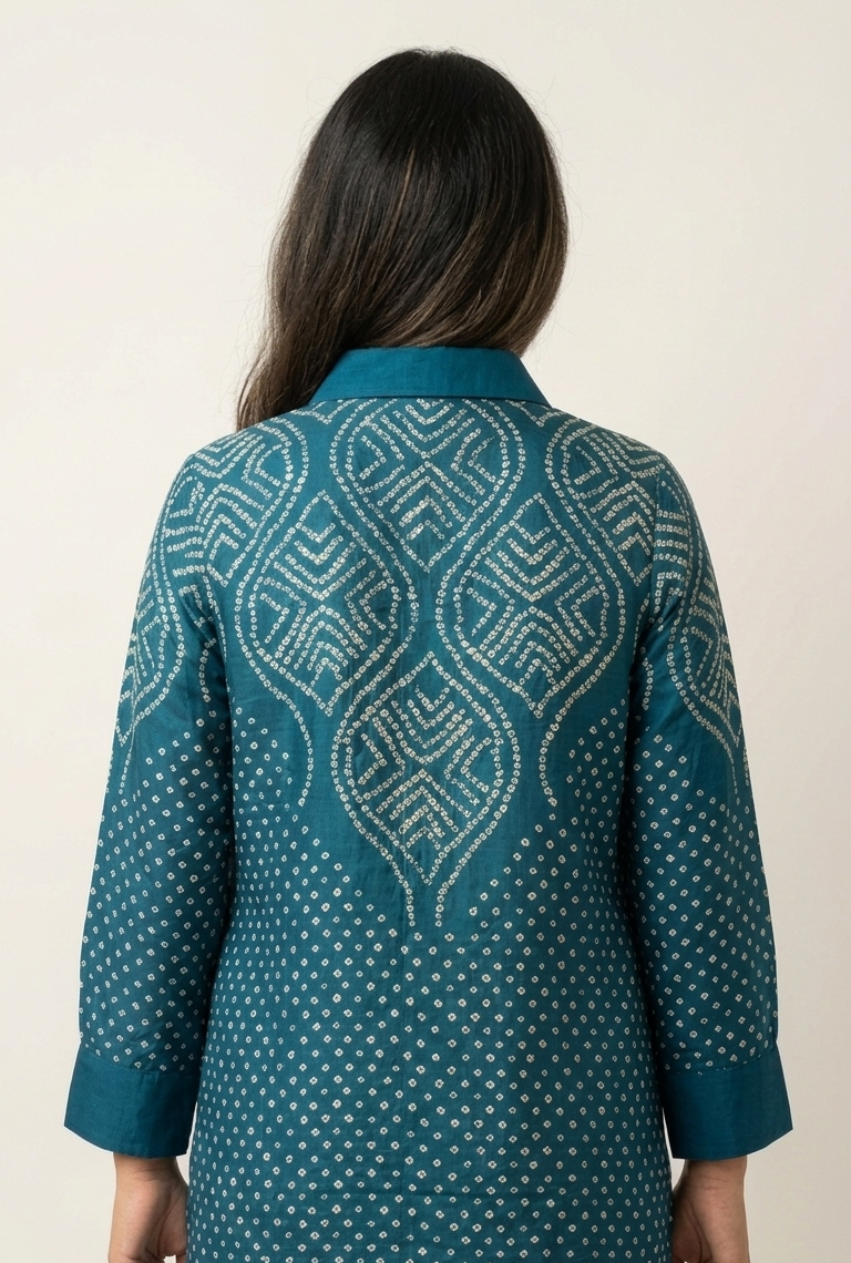 Bandhani Geometric Shirt