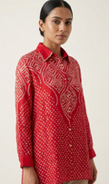 Bandhani Geometric Shirt