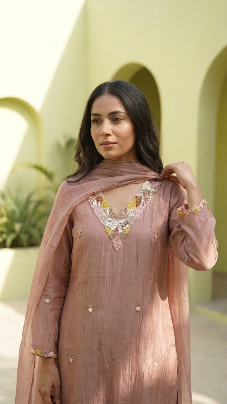 Isha A-Line Suit Set