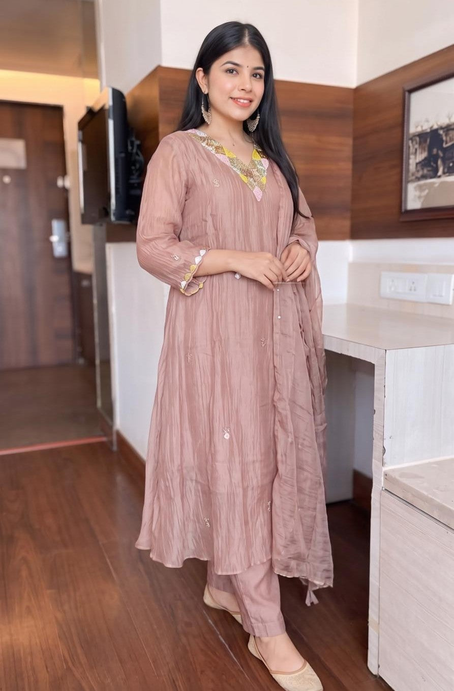 Isha A-Line Suit Set